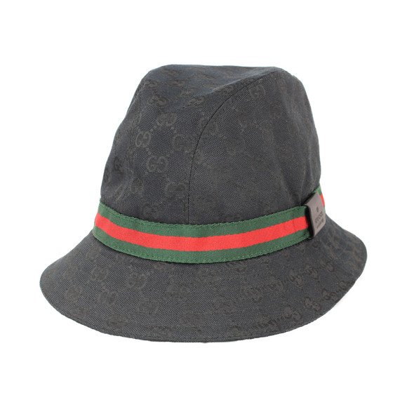 Gucci GG Webbing Line Bucket Hat Green Red - Picture 1 of 9